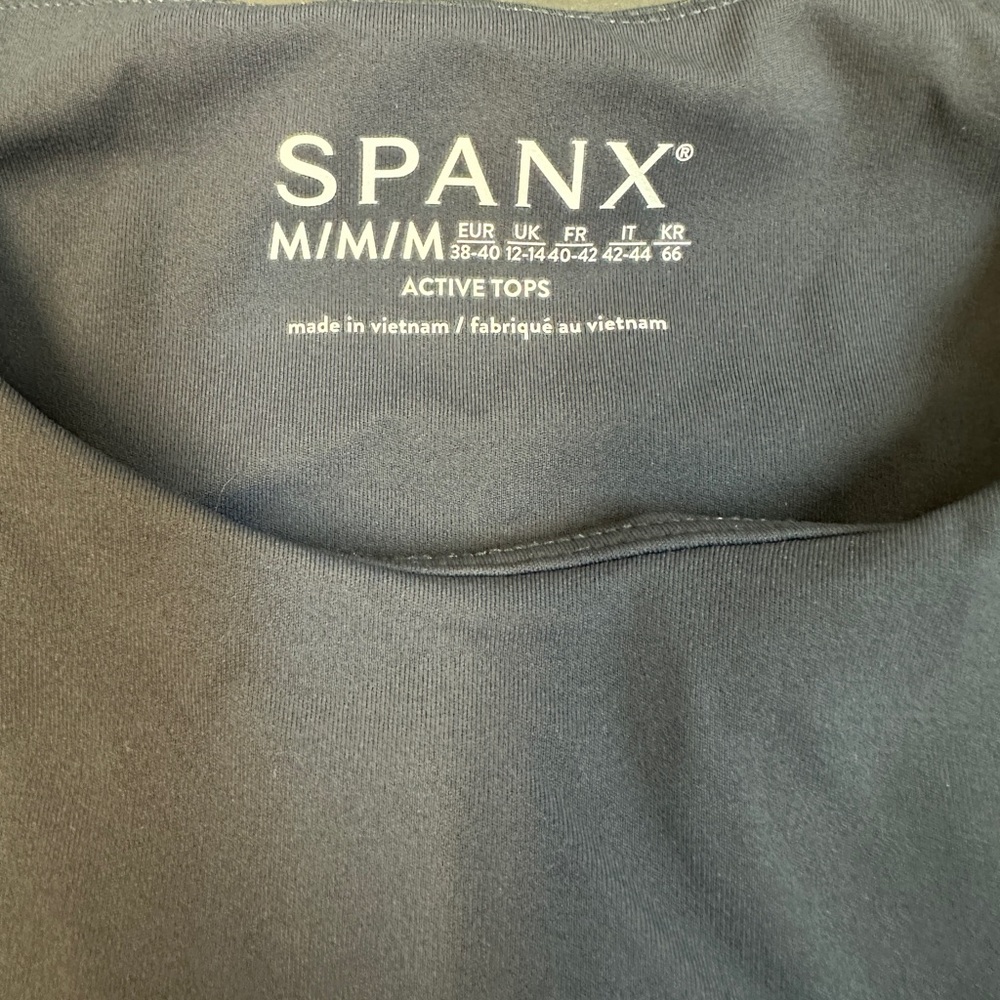 Spanx Gray Active Top
